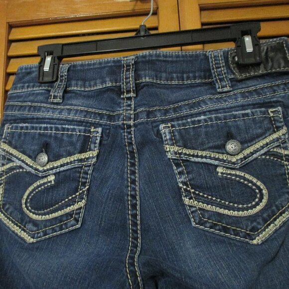 Silver Jeans Suki Fluid Denim Slim Bootcut blue jeans size 31 - Picture 8 of 11